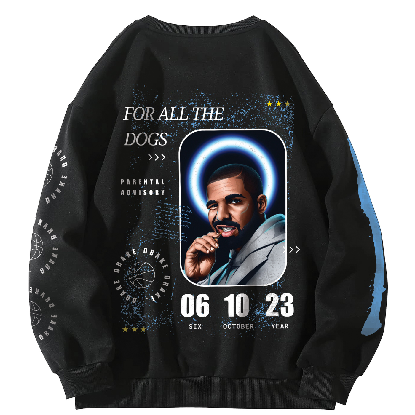 Drake Stone Washed Oversize Sweatshirt