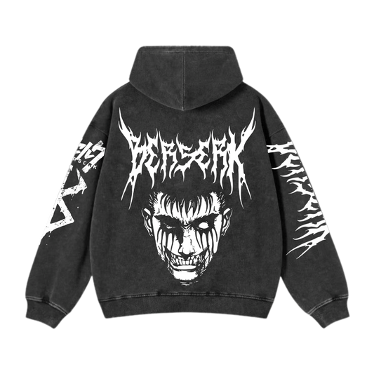 Berserk Oversize Vintage Hoodie