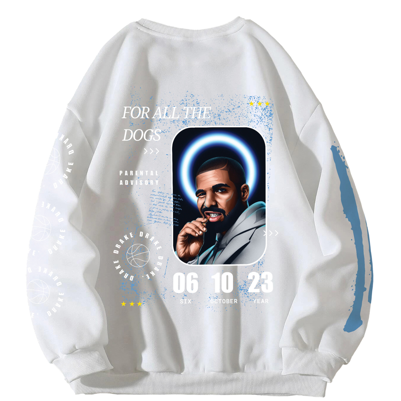 Drake Stone Washed Oversize Sweatshirt