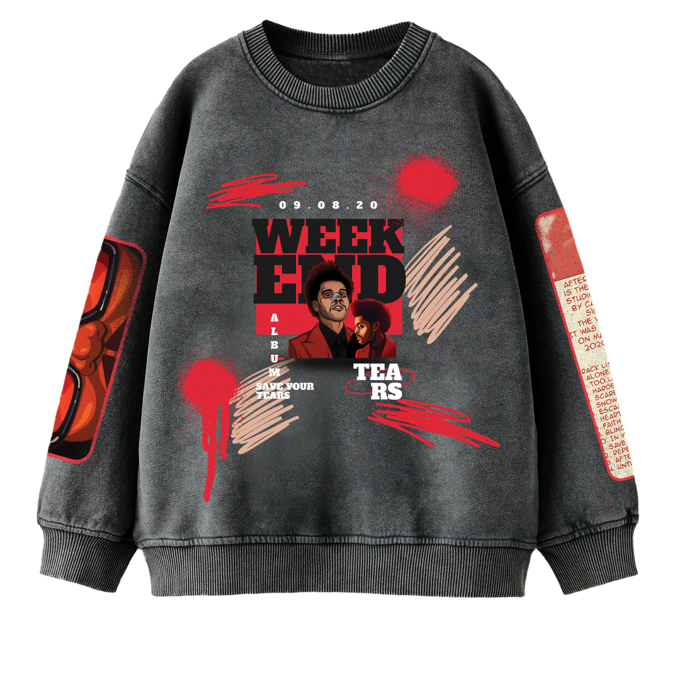 The Weeknd Oversize Sweatshirt