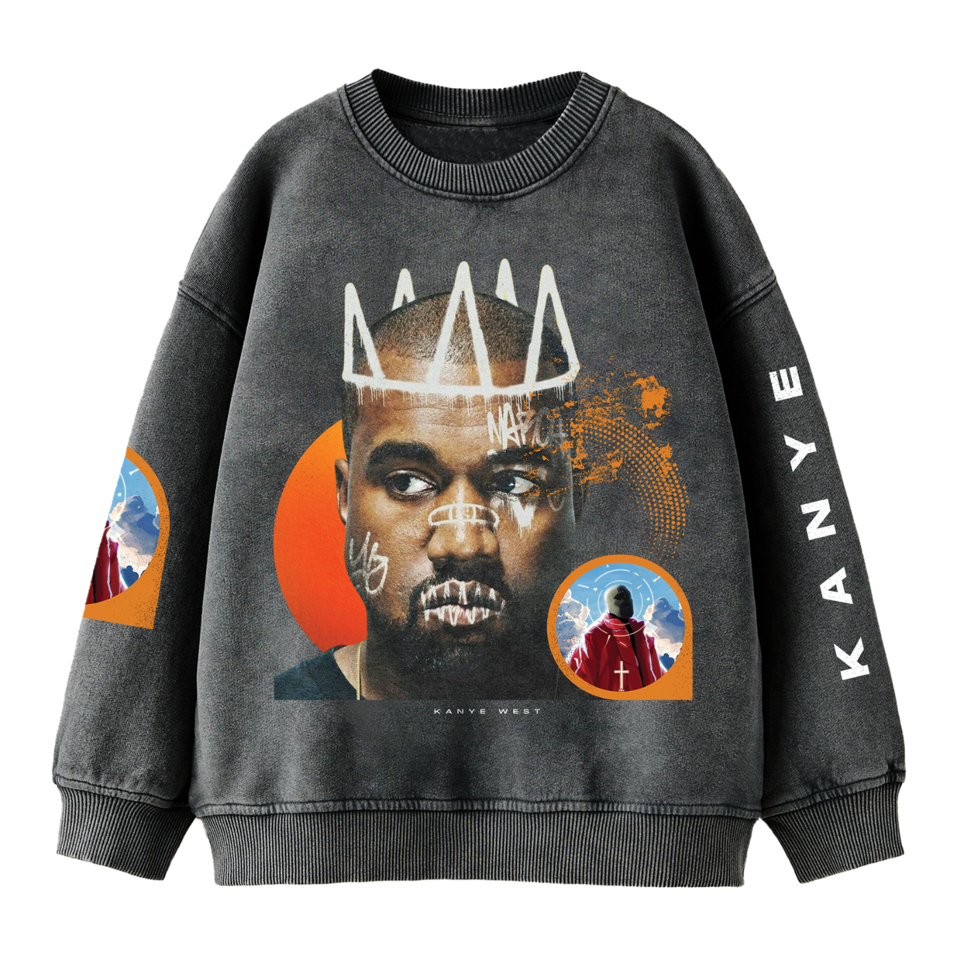Kanye West Stoned Washed Sweatshirt