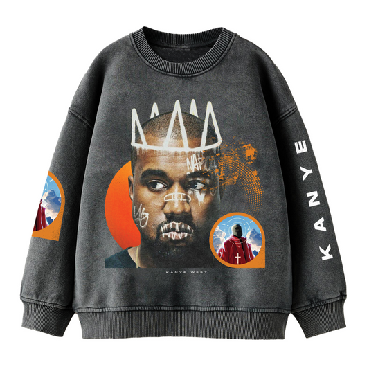 Kanye West Stoned Washed Sweatshirt