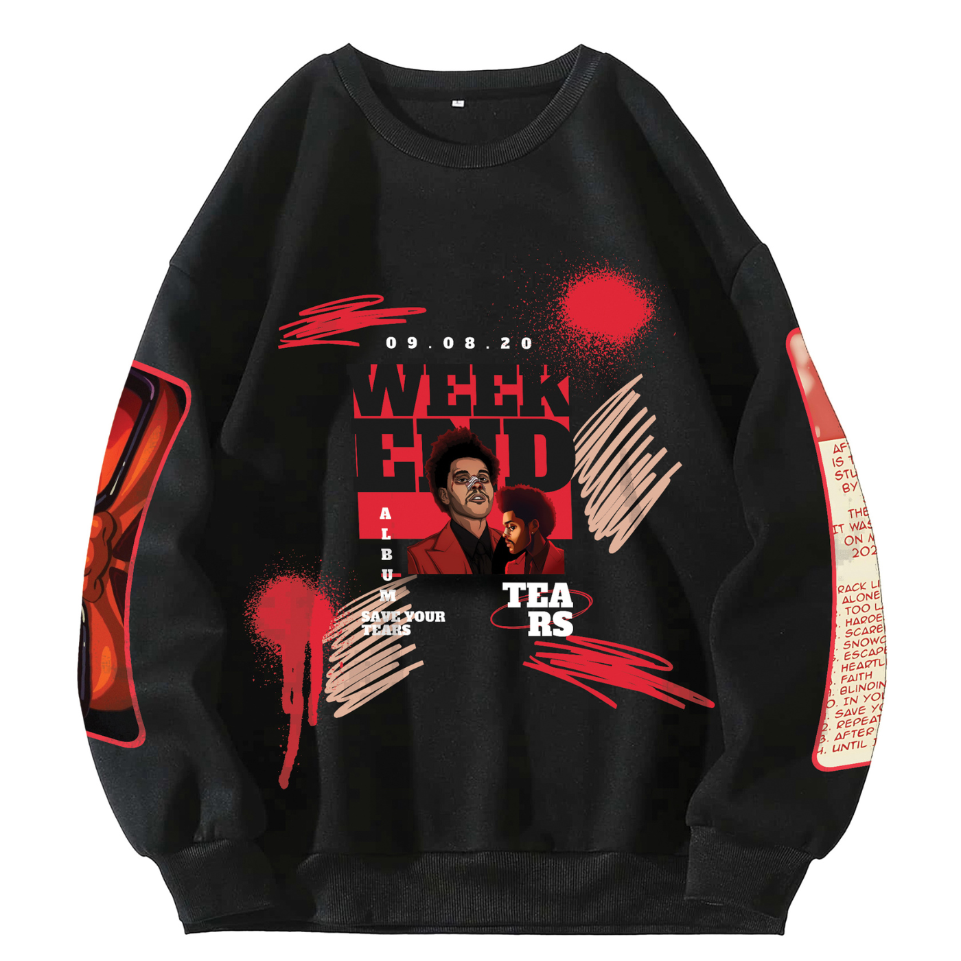 The Weeknd Oversize Sweatshirt