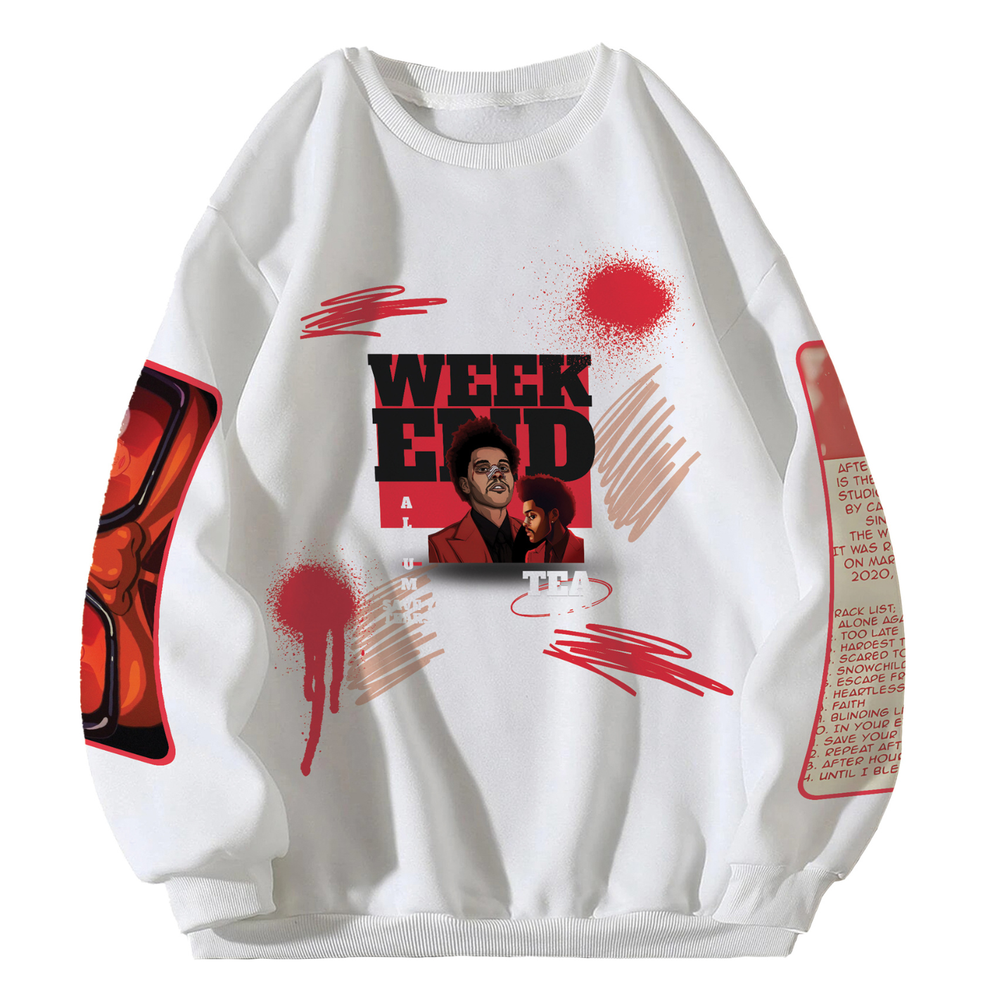 The Weeknd Oversize Sweatshirt