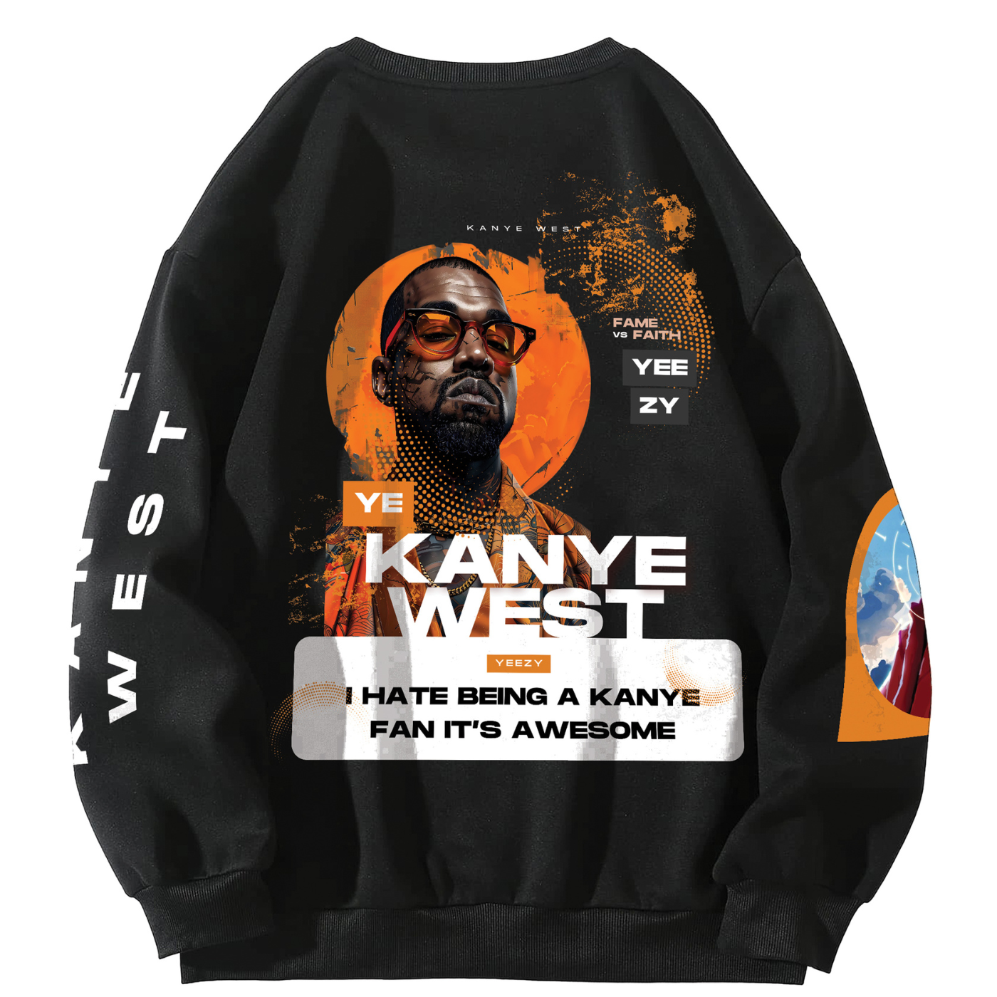 Kanye West Stoned Washed Sweatshirt
