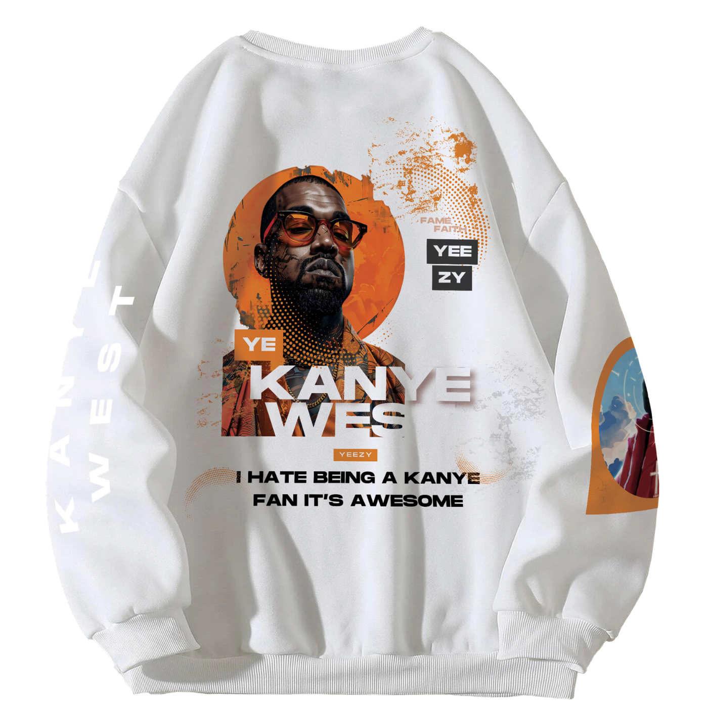 Kanye West Stoned Washed Sweatshirt