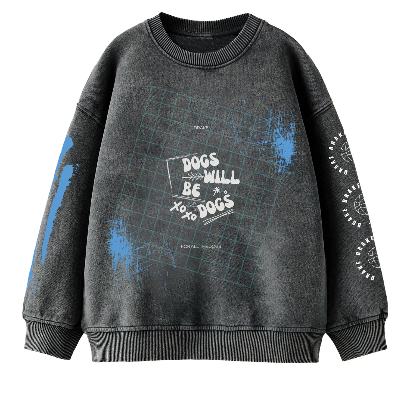 Drake Stone Washed Oversize Sweatshirt