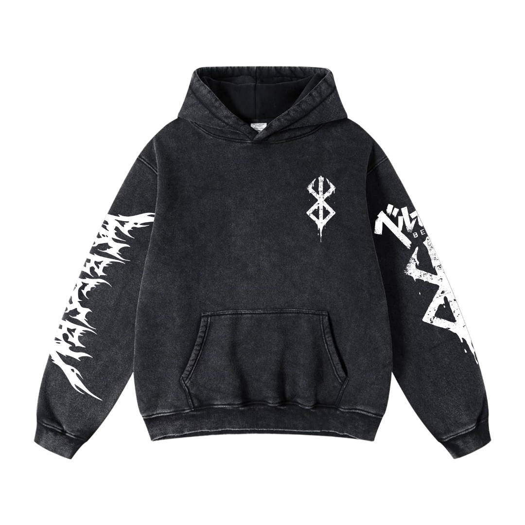 Berserk Oversize Vintage Hoodie