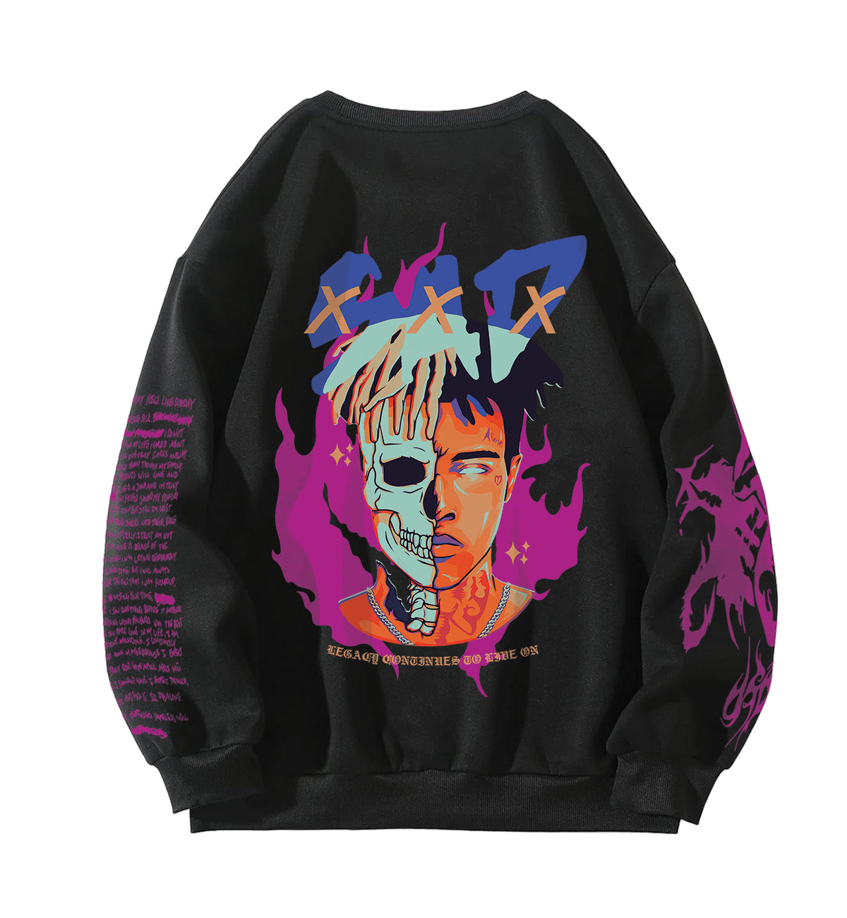 XXXTentacion Designed Oversized Sweatshirt