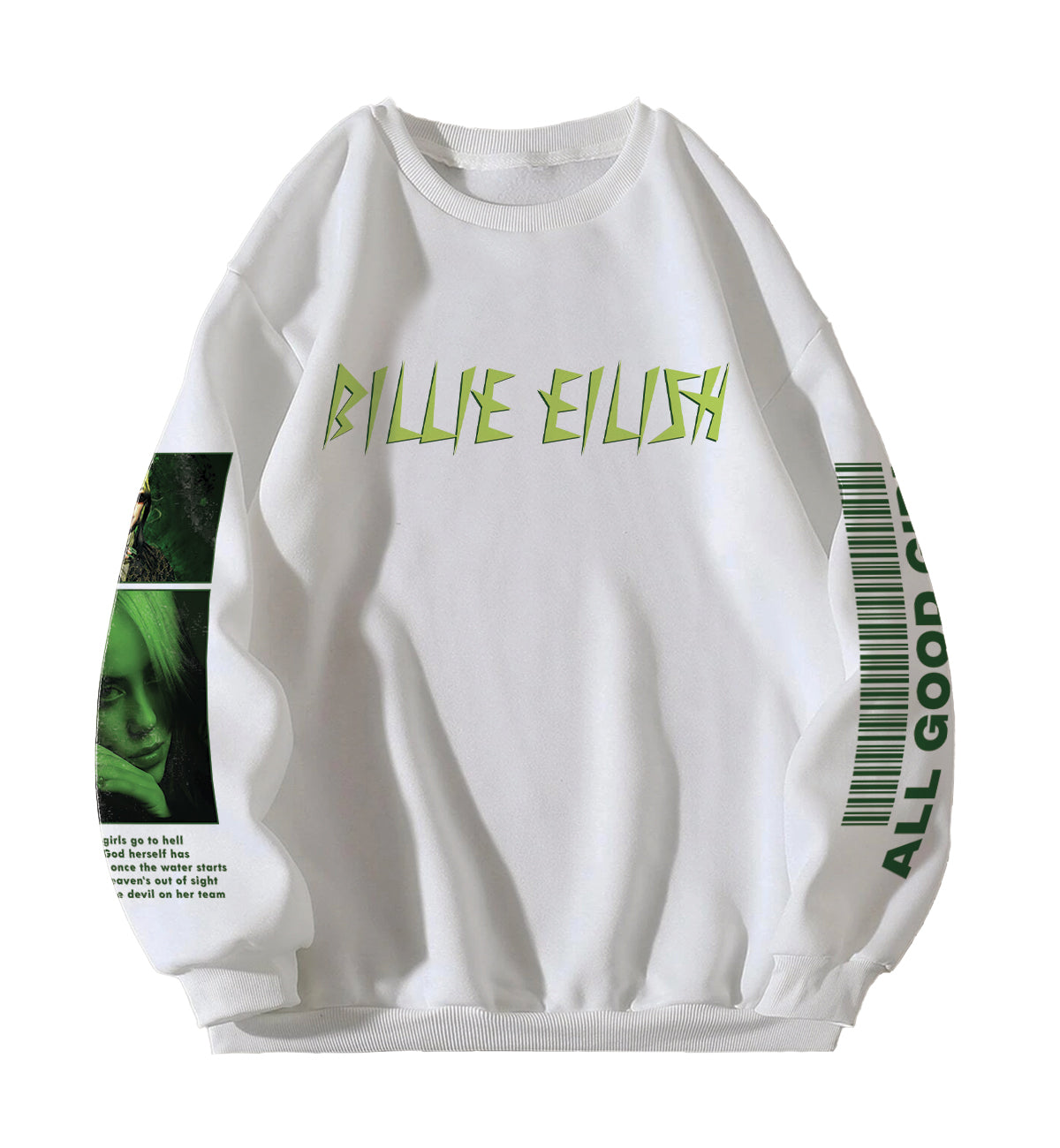 Billie Eilish Designed Oversized Sweatshirt