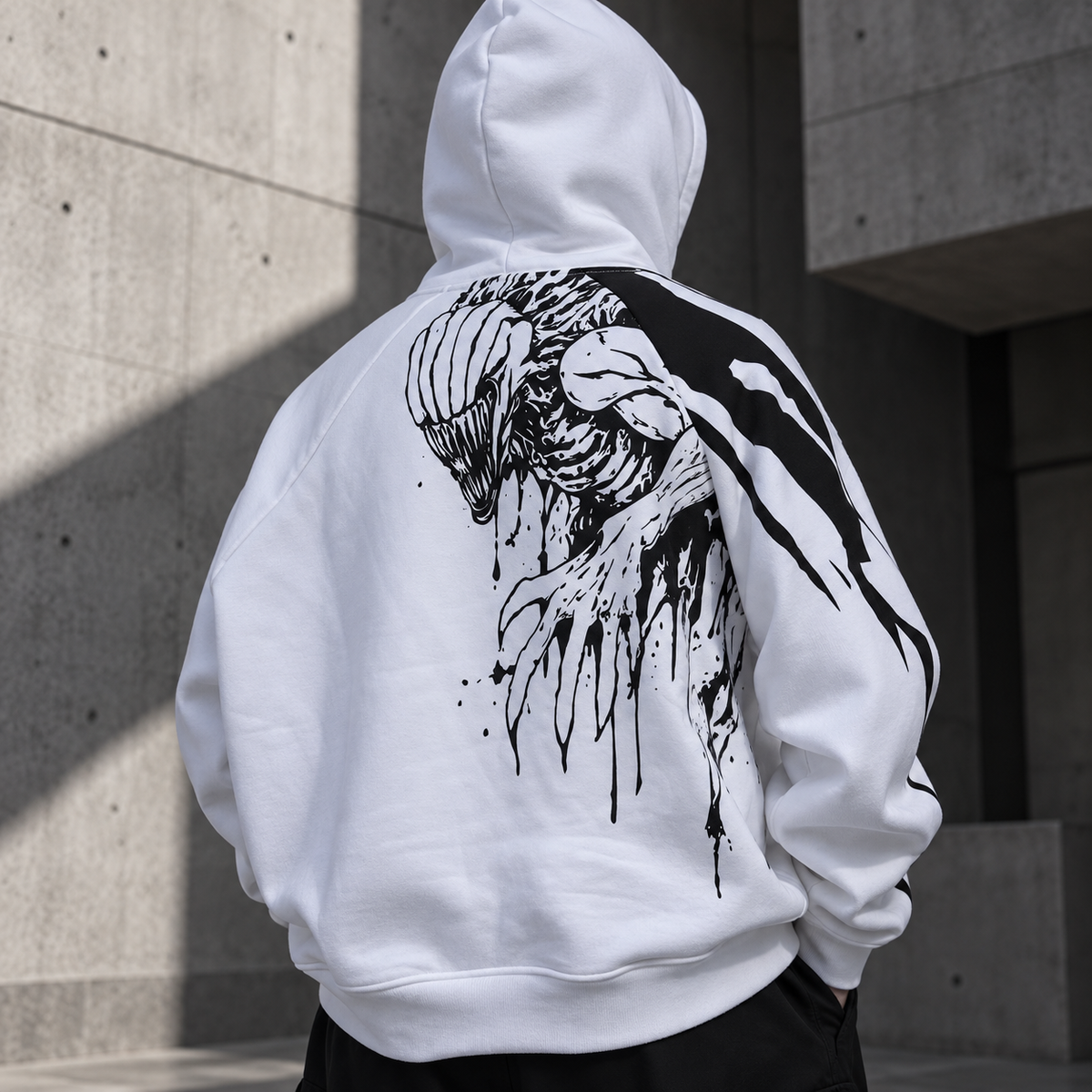 Cursed Child White Oversized Hoodie